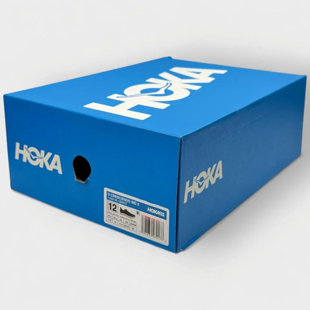 HOKA Crescendo MD 2 Track Spikes Black/White Men 12  [1155116] - Picture 14 of 15